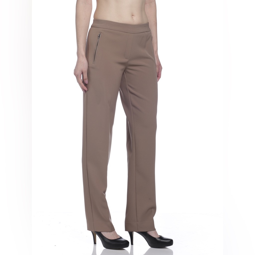 Zac & Rachel Women's Bond 18 Pull-On Slim
Leg Pants, Taupe, 10